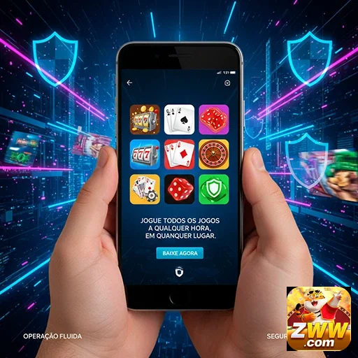 Acesso seguro aos jogos VIP no zww em dispositivos móveis.