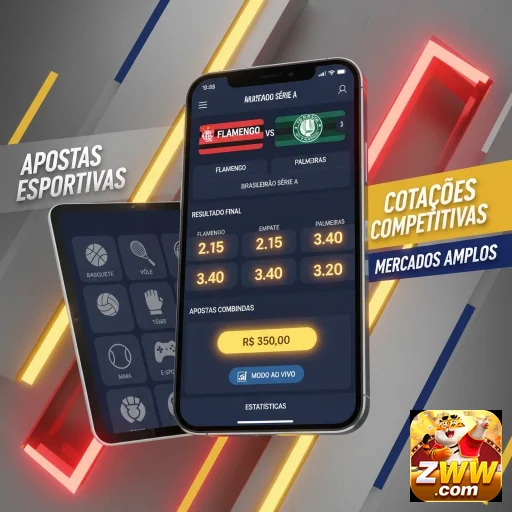 Jogador acessando o cassino online da zww em um celular.