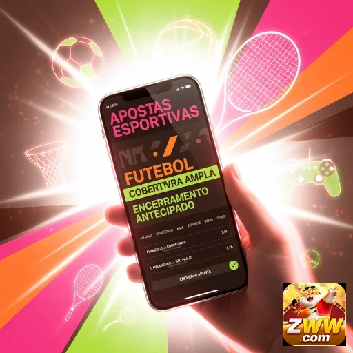Smartphone com ofertas de apostas do zww em destaque.