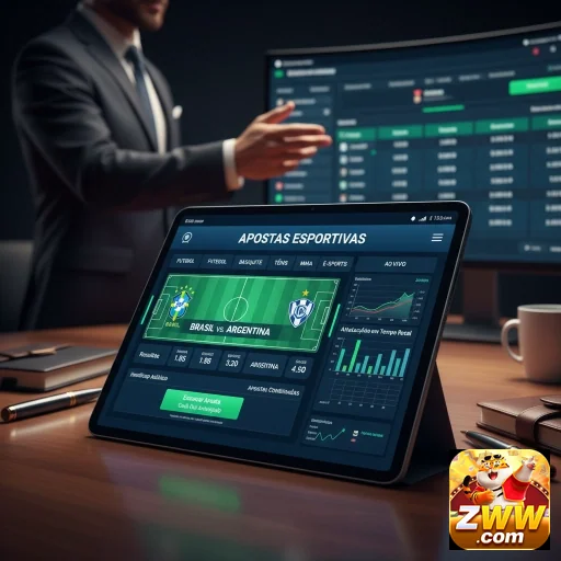 Aposta esportiva no tablet do site zww com gráficos.