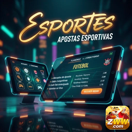 Visão da plataforma de apostas esportivas da zww.