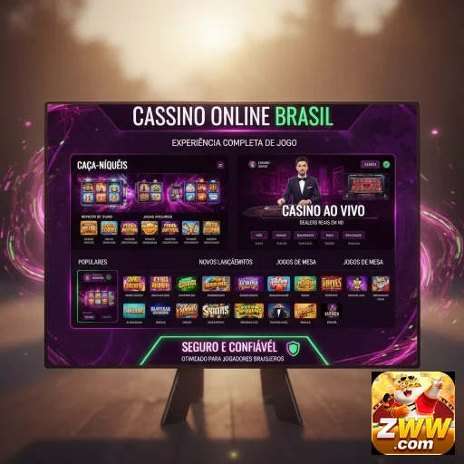 Interface de jogos VIP da zww em tela de cassino.