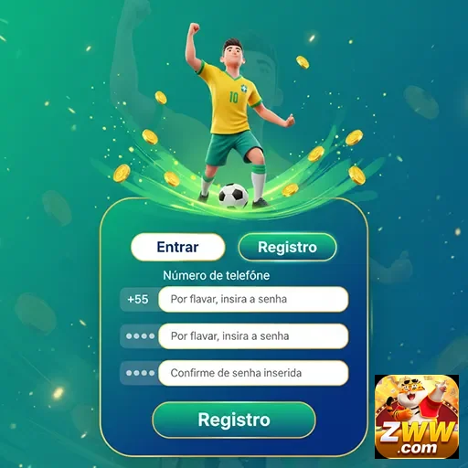 Cadastro na zww com opção de registro e segurança online.