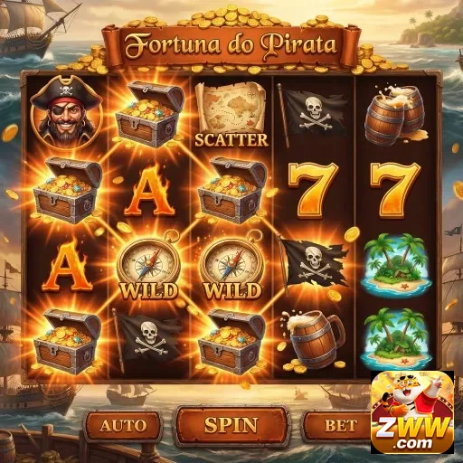 Jogadores exploram o jogo Fortuna do Pirata no zww.