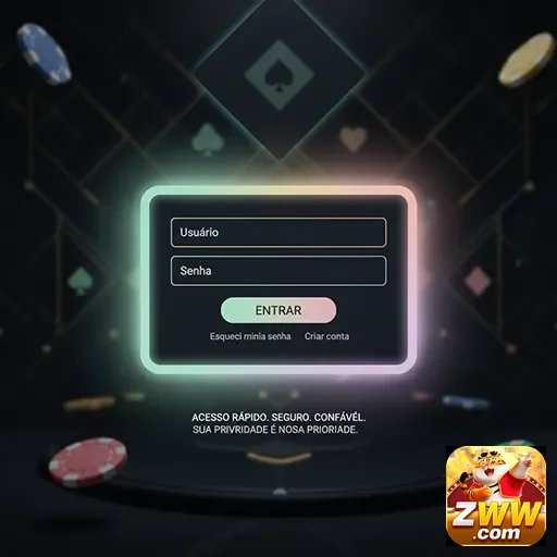 zww interface de login para acesso ao Programa VIP.