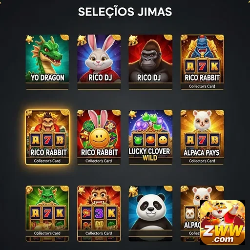 Seleção de jogos do cassino online da zww, incluindo Yo Dragon.